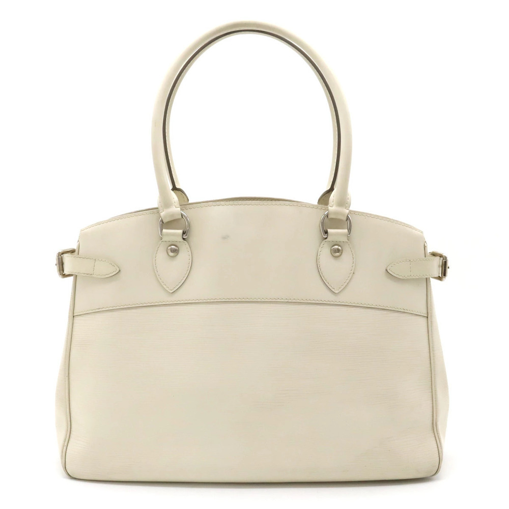 LOUIS VUITTON Epi Passy Tote Bag Shoulder Leather Ivory White Ivory White